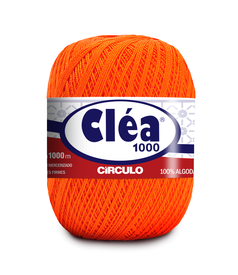 HILO CLEA 1000 CIRCULO 4445 TANGERINA